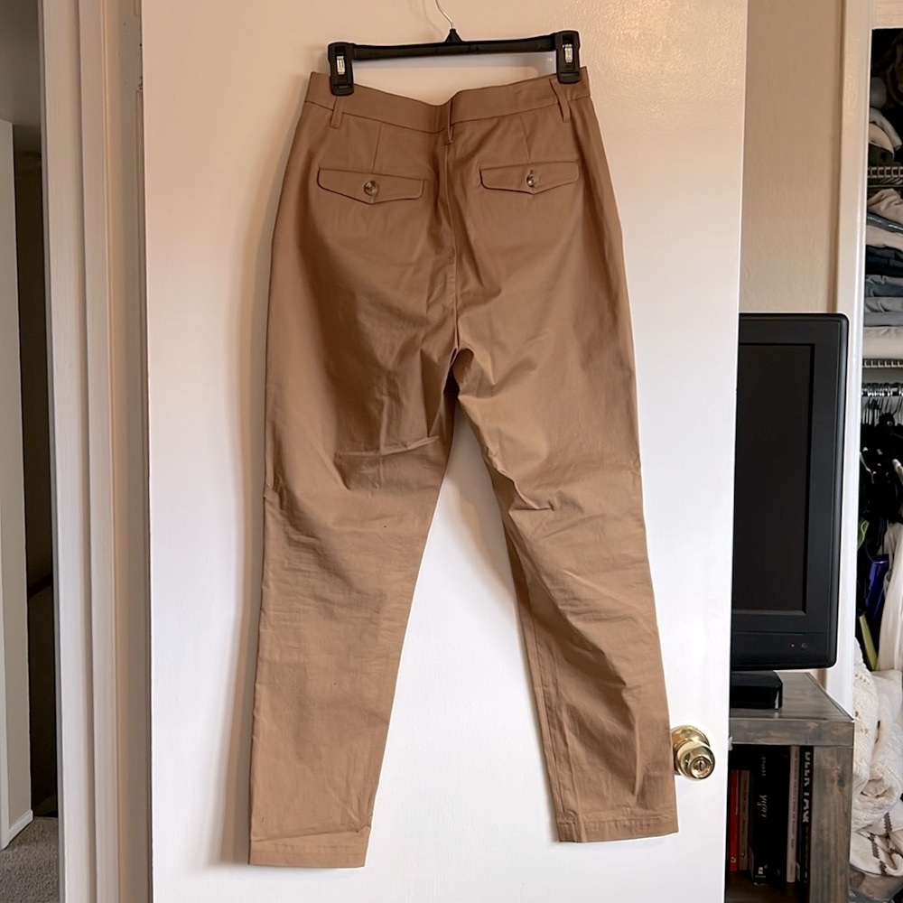 NWT! JENNI KAYNE Twill Trouser in Tan - 4 - Picture 7 of 7